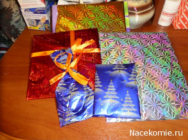 Новогодний вышивальный посткроссинг 2014