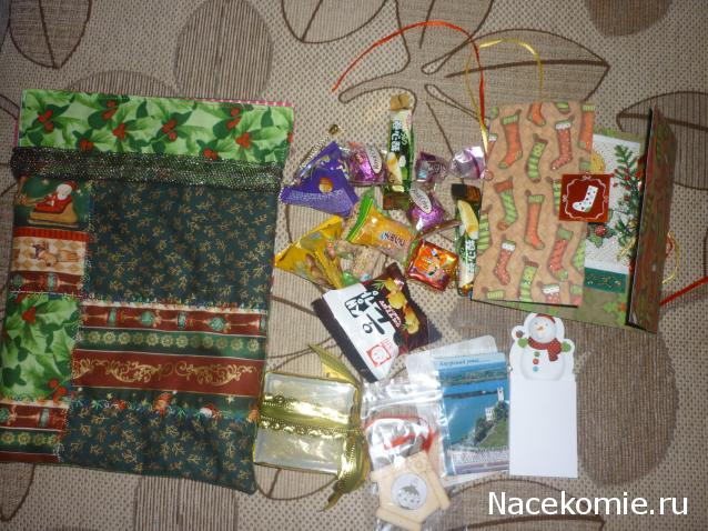 Новогодний вышивальный посткроссинг 2014