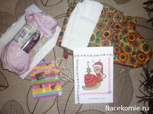 Новогодний вышивальный посткроссинг 2014