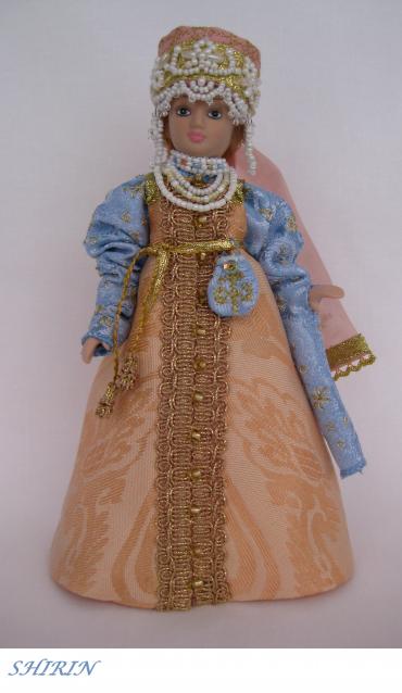 Куклы в народных костюмах №14 Кукла в летнем костюме Вологодской губернии