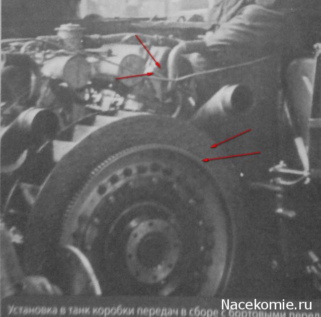 Танк Т-34 - Сборка силового агрегата