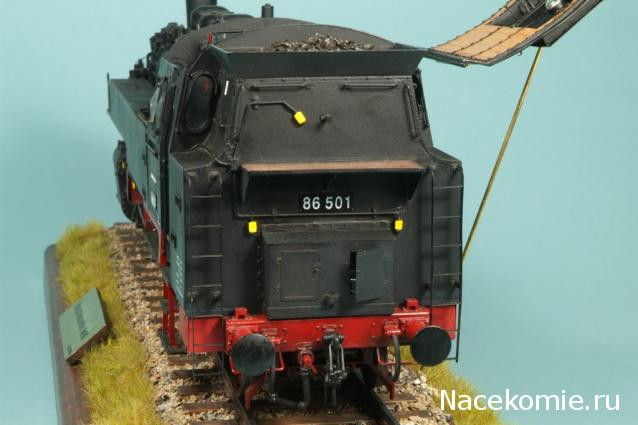 Паровоз-танк Dampflokomotive BR86 масштаб 1:35