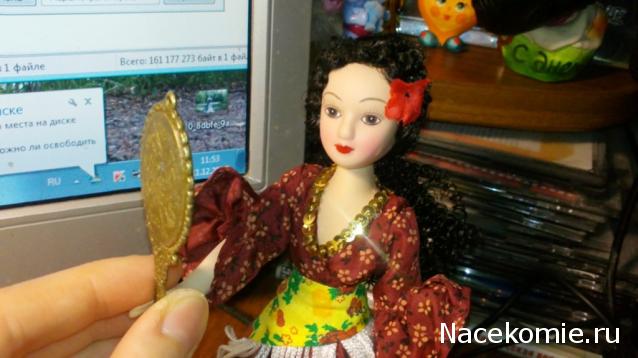 Куклы в народных костюмах №67 Кукла в цыганском девичьем костюме
