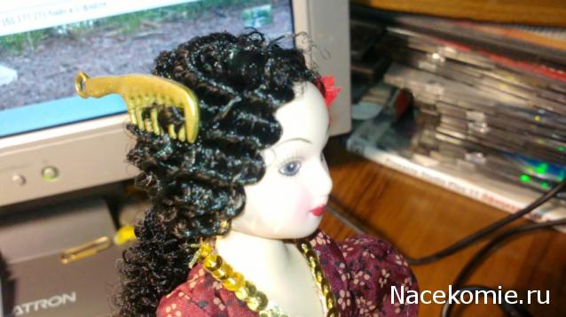 Куклы в народных костюмах №67 Кукла в цыганском девичьем костюме