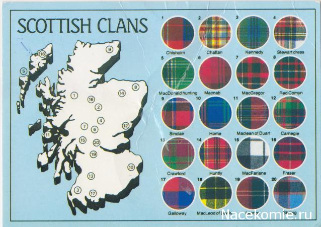 Куклы в Костюмах Народов Мира №30 Великобритания - Шотландия