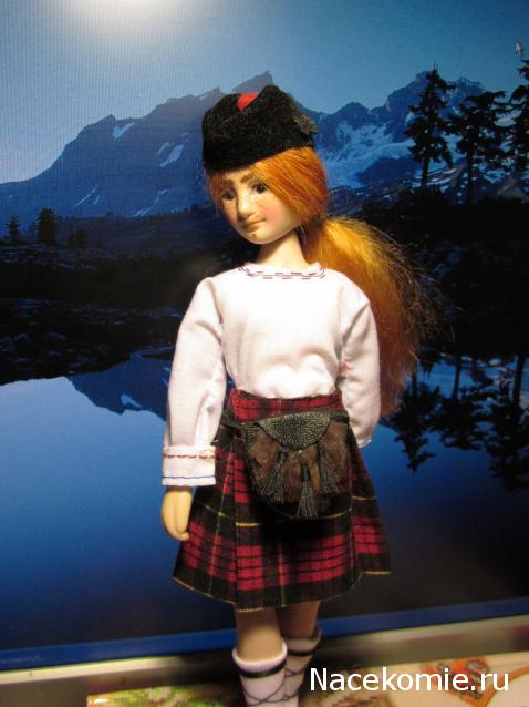 Куклы в Костюмах Народов Мира №30 Великобритания - Шотландия