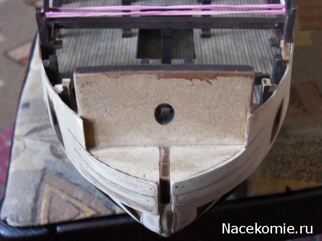 Собери Чёрную Жемчужину. Сборка: обшивка корпуса