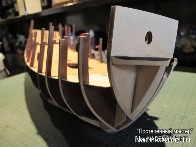 Собери Чёрную Жемчужину. Сборка: обшивка корпуса