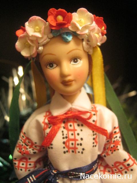 Куклы в народных костюмах №66 Кукла в девичьем костюме Витебской губернии