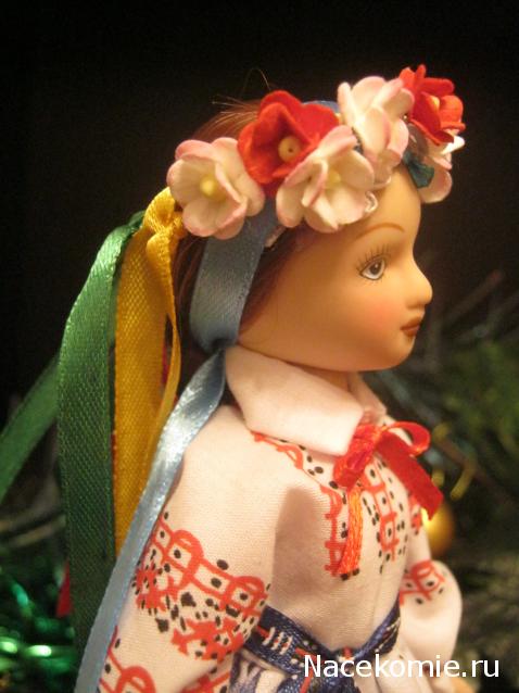 Куклы в народных костюмах №66 Кукла в девичьем костюме Витебской губернии