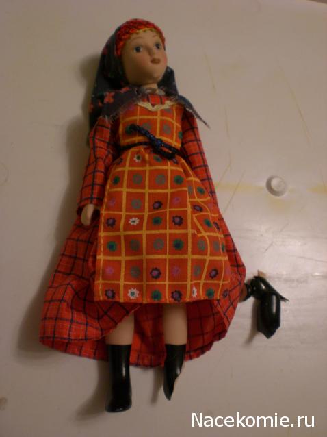 Куклы в народных костюмах №65 Кукла в удмуртском женском костюме