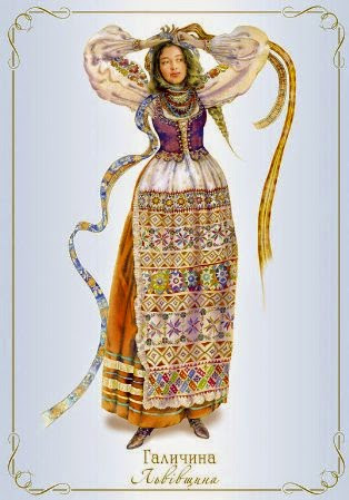 Народный костюм в живописи и графике