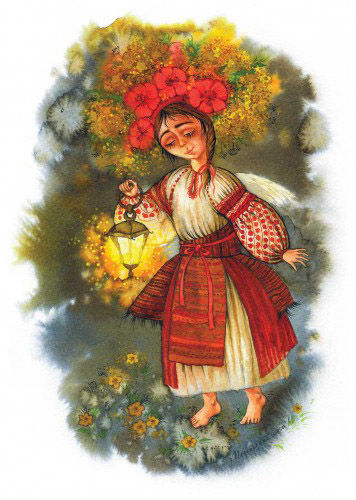 Народный костюм в живописи и графике