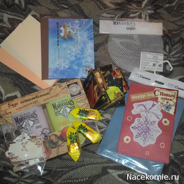 Новогодний вышивальный посткроссинг 2014