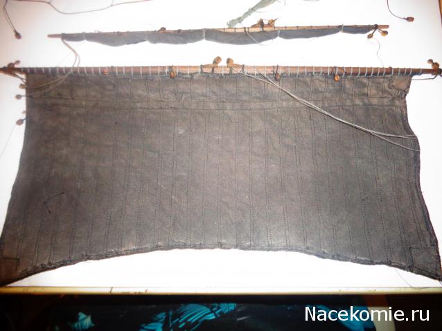 Собери Чёрную Жемчужину. Рангоут и такелаж.