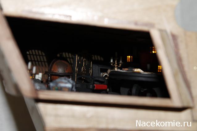 Собери Чёрную Жемчужину. Корма и каюта капитана