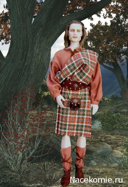 Куклы в Костюмах Народов Мира №30 Великобритания - Шотландия