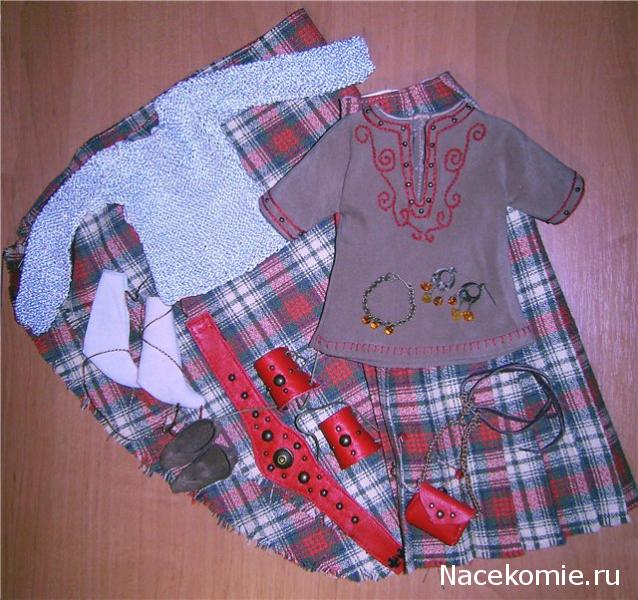 Куклы в Костюмах Народов Мира №30 Великобритания - Шотландия