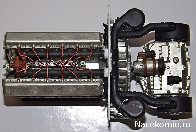 Танк Т-34 - Сборка силового агрегата