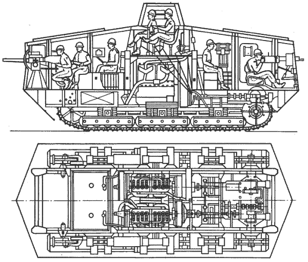 Танки Мира. Коллекция №9 Германский тяжелый танк A7V