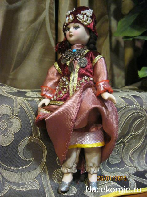 Куклы в народных костюмах №31 Кукла в татарском свадебном костюме