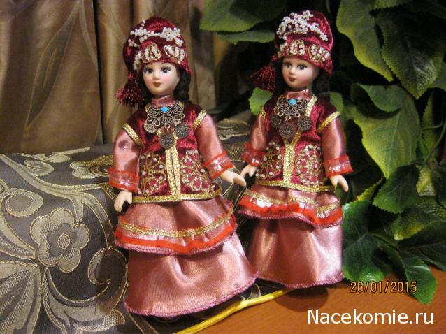 Куклы в народных костюмах №31 Кукла в татарском свадебном костюме