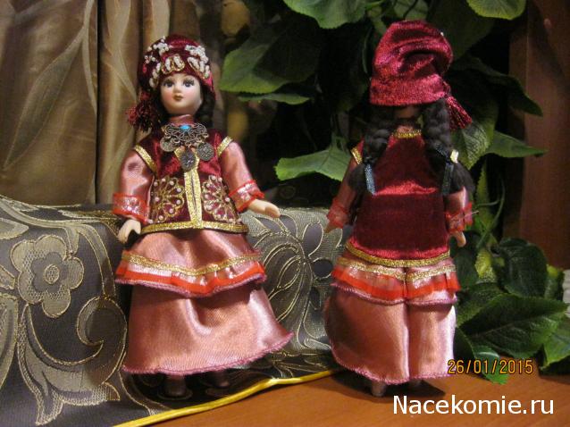 Куклы в народных костюмах №31 Кукла в татарском свадебном костюме