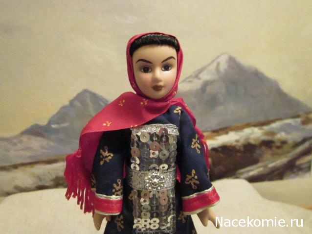 Куклы в народных костюмах №81 Кукла в лезгинском женском костюме