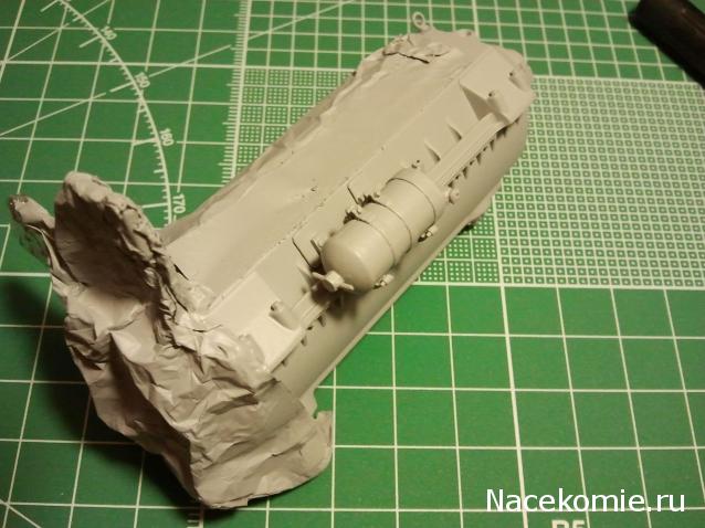 Танк Т-34 - Сборка силового агрегата