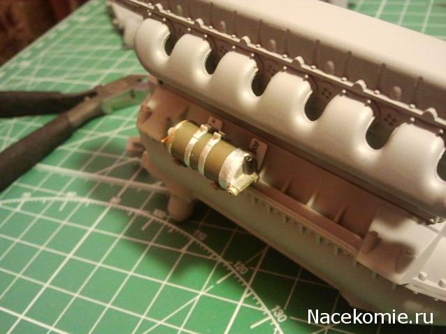 Танк Т-34 - Сборка силового агрегата