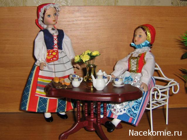 Куклы в народных костюмах №79 Кукла в финском женском костюме