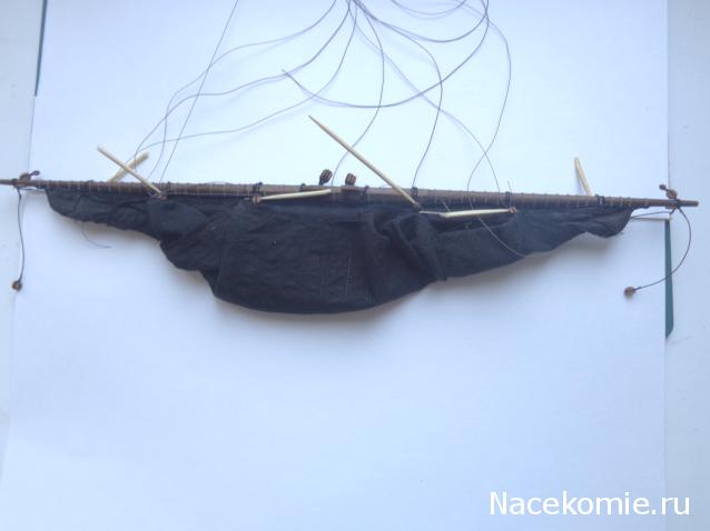 Собери Чёрную Жемчужину. Рангоут и такелаж.