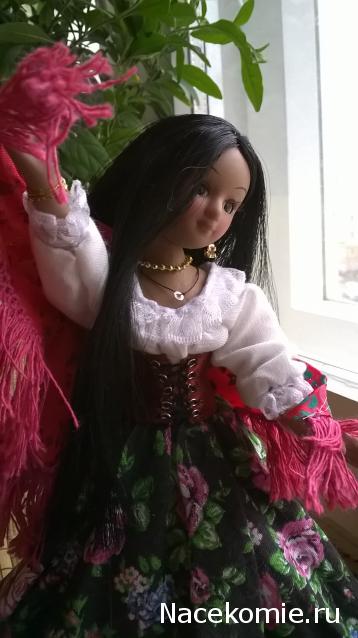 Куклы в народных костюмах №67 Кукла в цыганском девичьем костюме