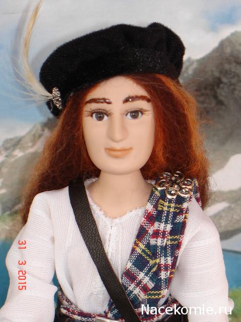 Куклы в Костюмах Народов Мира №30 Великобритания - Шотландия