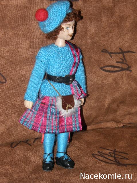 Куклы в Костюмах Народов Мира №30 Великобритания - Шотландия