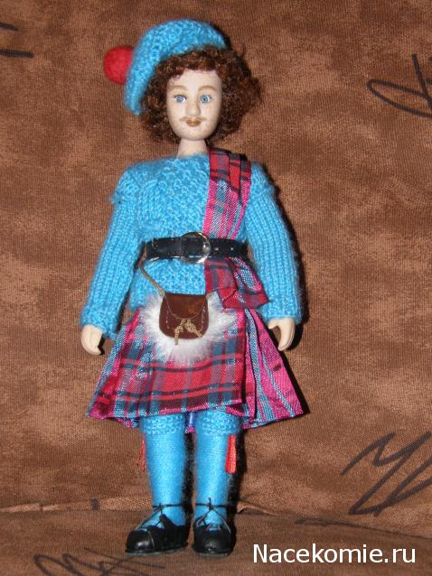 Куклы в Костюмах Народов Мира №30 Великобритания - Шотландия