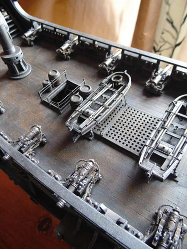 Собери Чёрную Жемчужину. Сборка корпуса.