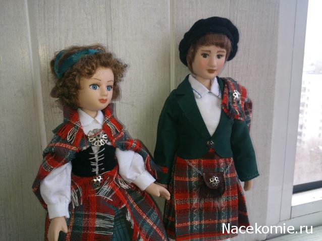 Куклы в Костюмах Народов Мира №30 Великобритания - Шотландия