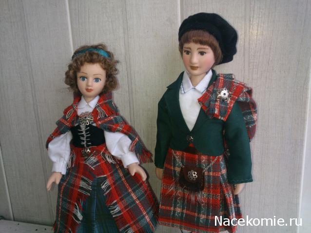Куклы в Костюмах Народов Мира №30 Великобритания - Шотландия