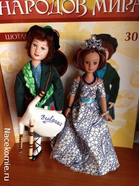 Куклы в Костюмах Народов Мира №30 Великобритания - Шотландия