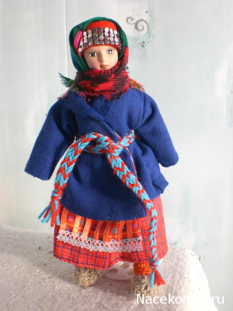 Куклы в народных костюмах №65 Кукла в удмуртском женском костюме