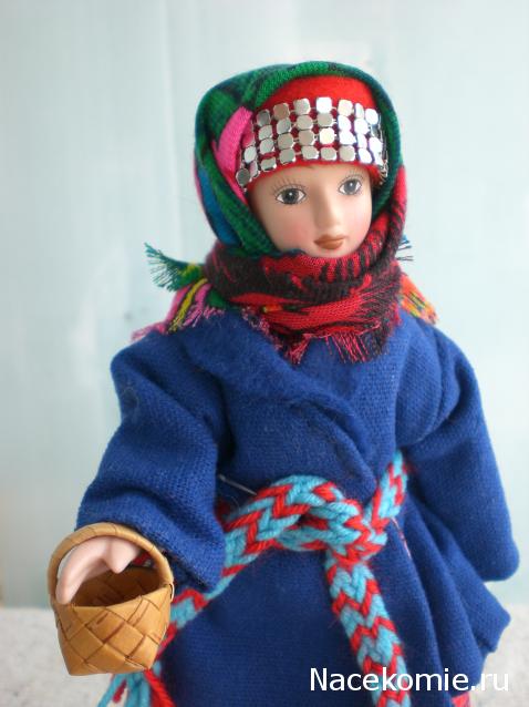 Куклы в народных костюмах №65 Кукла в удмуртском женском костюме