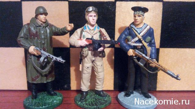 Солдаты ВОВ №57 - Сержант стрелковых частей в зимнем полевом обмундировании, 1943–1945гг.