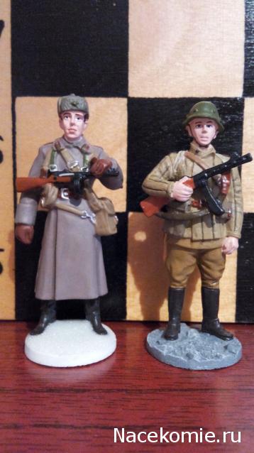 Солдаты ВОВ №57 - Сержант стрелковых частей в зимнем полевом обмундировании, 1943–1945гг.