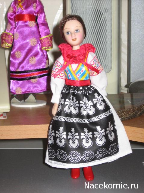 Куклы в народных костюмах №82 Кукла в словацком девичьем костюме