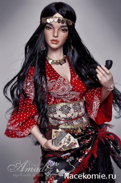 Куклы в народных костюмах №67 Кукла в цыганском девичьем костюме