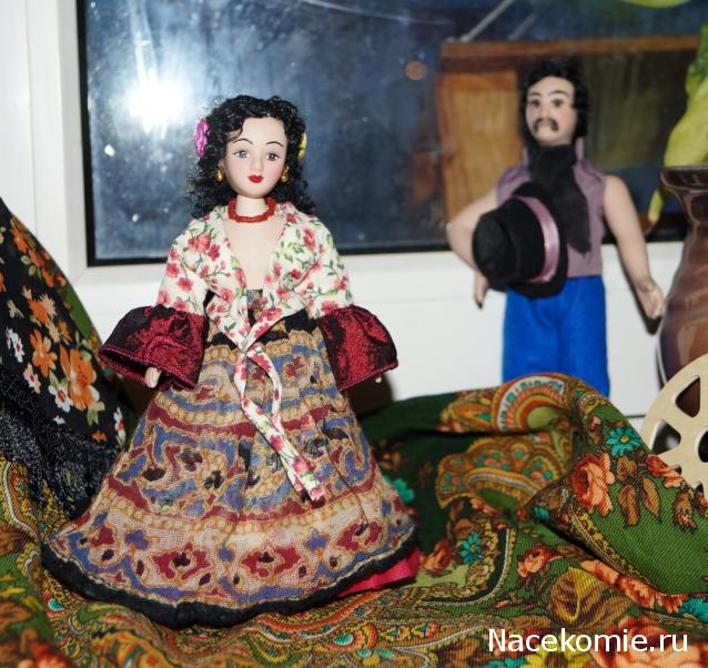 Куклы в народных костюмах №67 Кукла в цыганском девичьем костюме