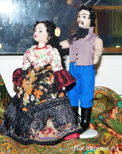 Куклы в народных костюмах №67 Кукла в цыганском девичьем костюме