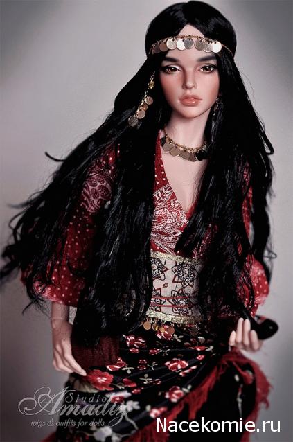 Куклы в народных костюмах №67 Кукла в цыганском девичьем костюме