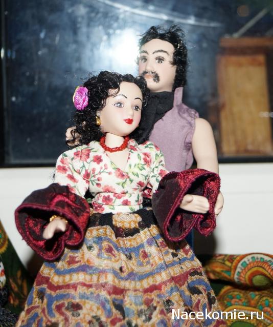 Куклы в народных костюмах №67 Кукла в цыганском девичьем костюме